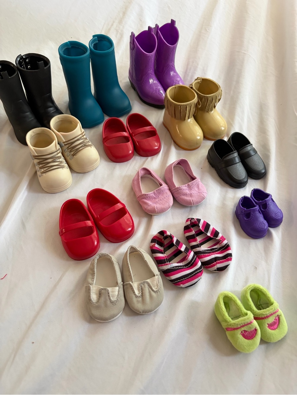 Our Generation Doll Shoes Lot of 14